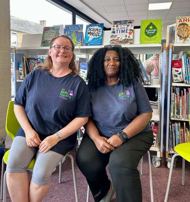 Emma and Pam, our Whittlesey peer supporters